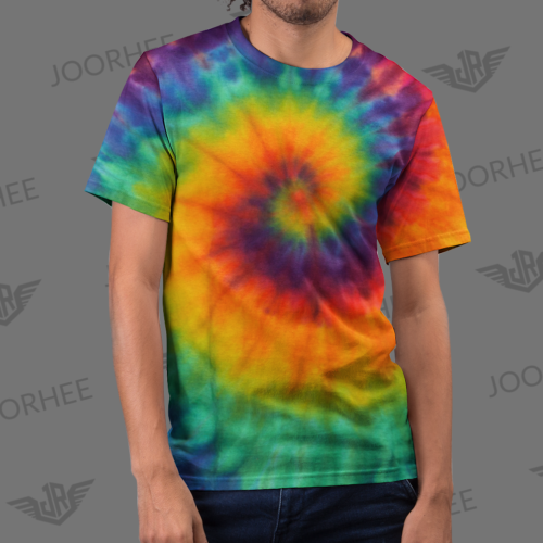 Tie Dye Spiral Rainbow T-shirt