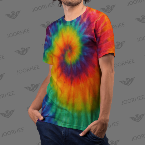 Tie Dye Spiral Rainbow T-shirt