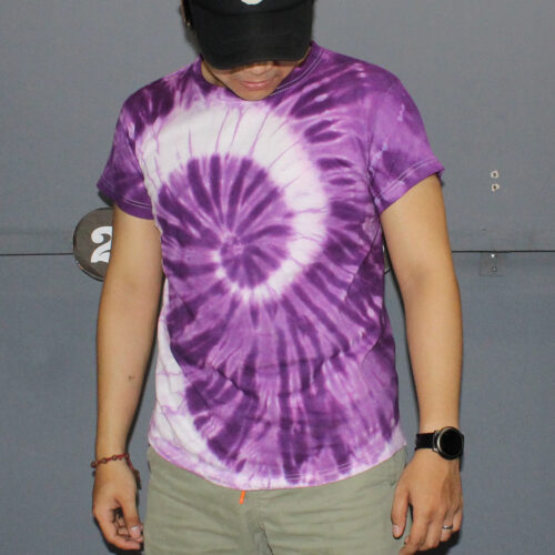 Spiral Violet Tie Dye T-shirt