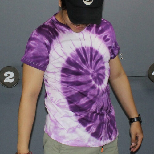 Spiral Violet Tie Dye T-shirt