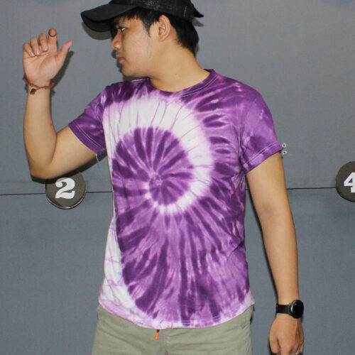 Spiral Violet Tie Dye T-shirt