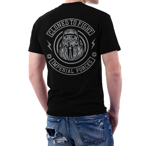 Dark Side Star Wars Graphic Design T-shirt - Image 3