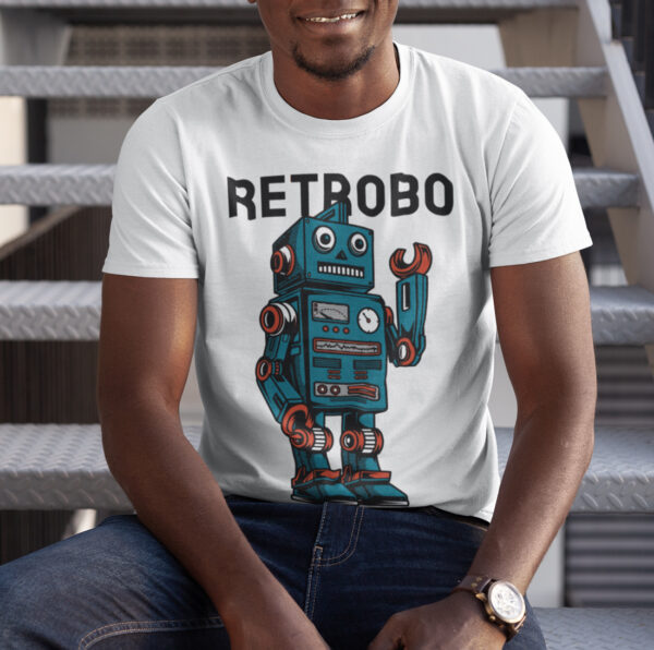 Retrobo Vintage Japanese Robot T-shirt - Image 3