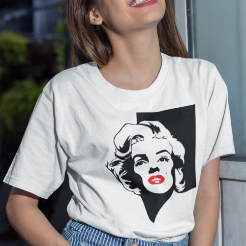 Marilyn 203 Line Art Graphic T-shirt