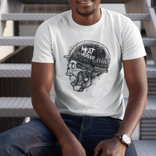 Meat Is Murder Typography T-shirt