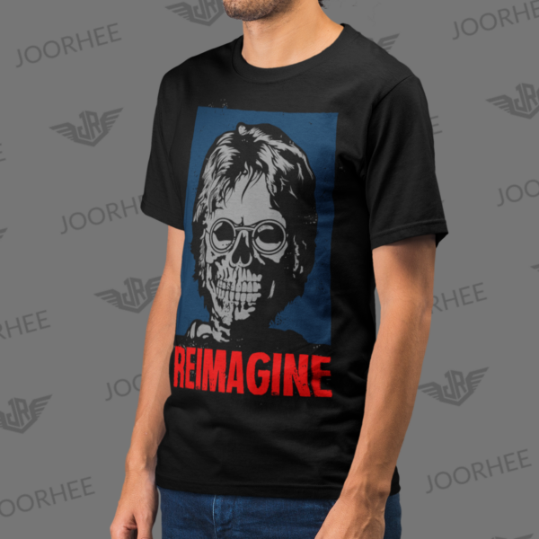 REIMAGINE John Lennon Music Graphic T-shirt - Image 2