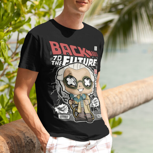 Back To The Future Vintage Graphic T-shirt - Image 2