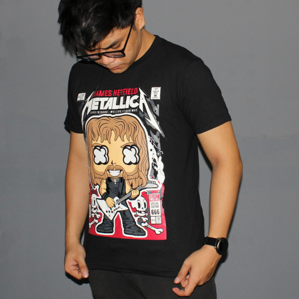 James Hetfield Metallica Music T-shirt - Image 2