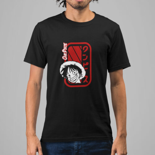 One Piece Anime 14 Typography Graphic T-shirt