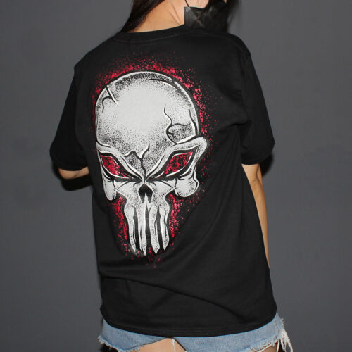 Skull Punisher Drama Graphic T-shirt
