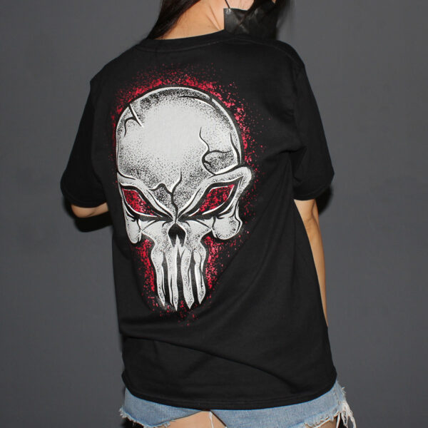 Skull Punisher Drama Graphic T-shirt - Image 4
