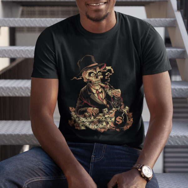 Money After Death Skull Graphic T-shirt