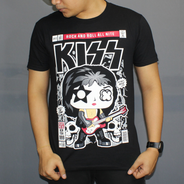 Kiss Rock Band Music Graphic T-shirt - Image 2
