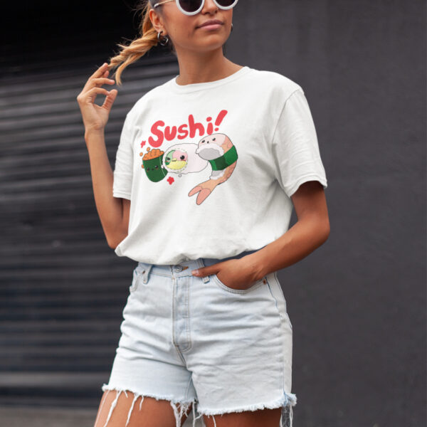 Sushi Funny Japanese Food T-shirt - Image 3