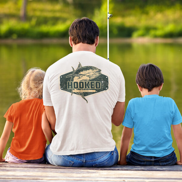 Hooked On Fishing Vintage T-shirt - Image 5
