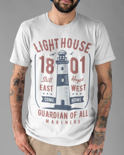 Lighthouse Sea Vintage T-shirt