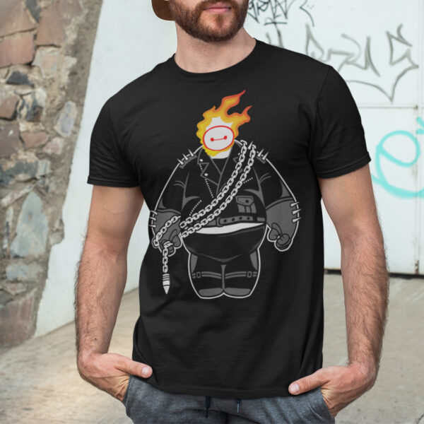 Big Ghost Funny Skull Graphic T-shirt