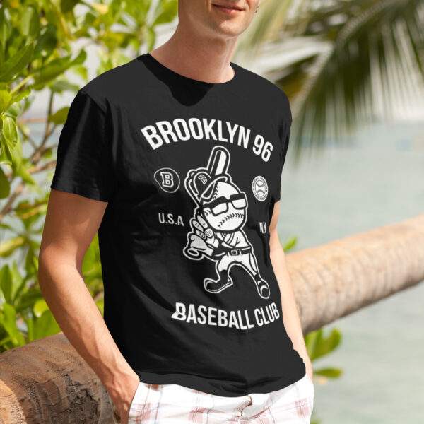 Brooklyn Baseball Sports Graphic T-shirt - Image 2