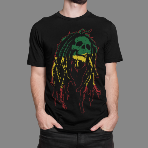 Bob Marley Flag Music T-shirt
