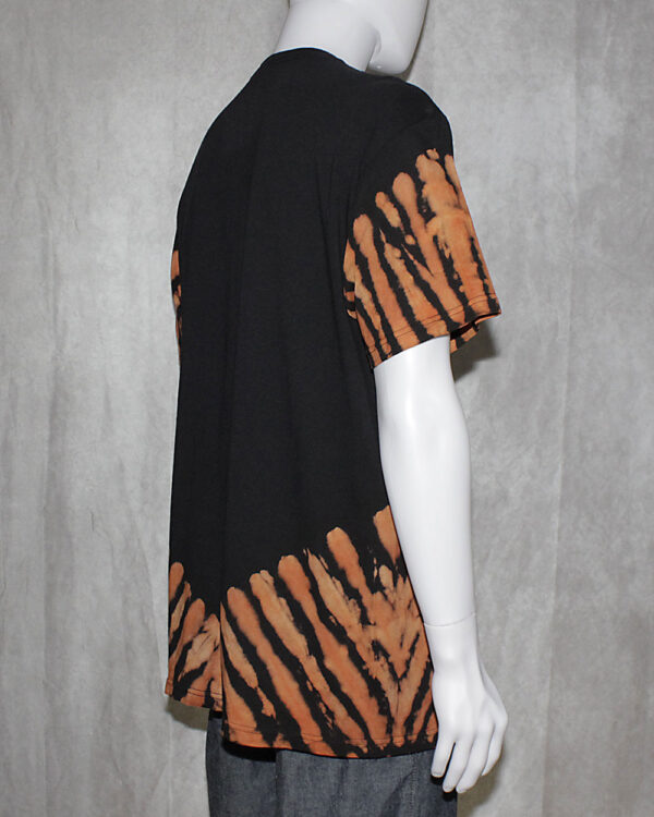 Sleeve and Hem Reverse Tie Dye T-Shirt - Image 4