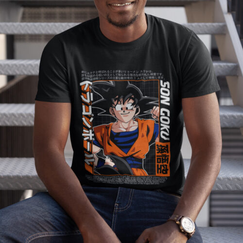 Goku 3 Anime Graphic T-shirt