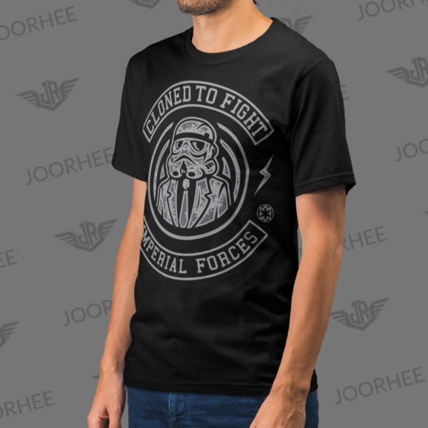 Cloned to Fight Star Wars T-shirt - Image 2