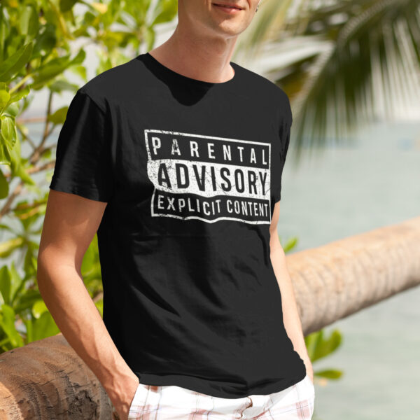 Parental Advisory Typography T-shirt