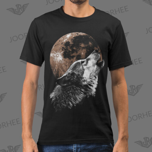 Howl At The Moon Wolf Animal T-shirt