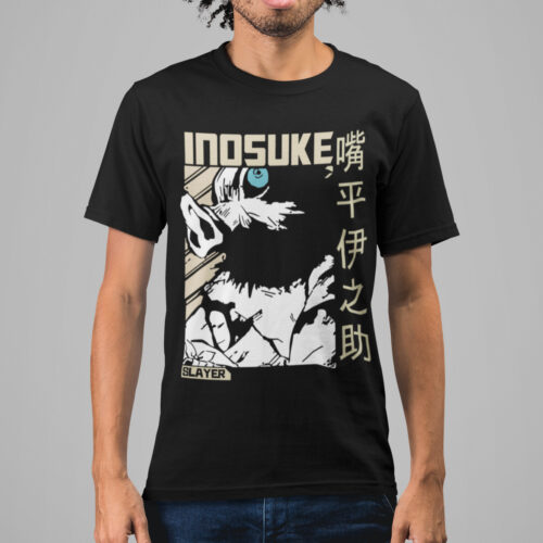 Inosuke Demon Slayer Anime Graphic T-shirt