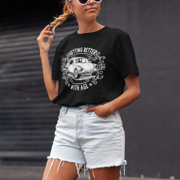 Volkswagen Vintage Car Graphic T-shirt - Image 5