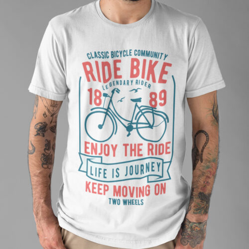 Ride Bike Bicycle Graphic T-shirt