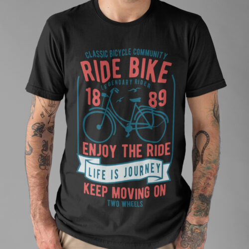 Ride Bike Bicycle Graphic T-shirt