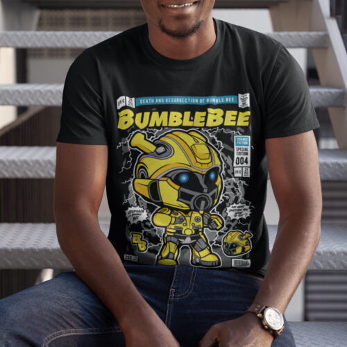 Bumble Bee Superhero Graphic T-shirt