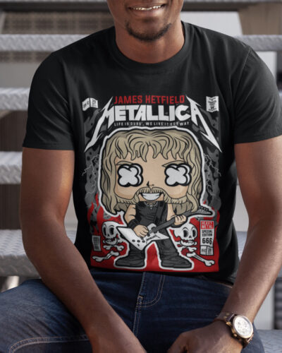James Hetfield Metallica Music Graphic T-shirt