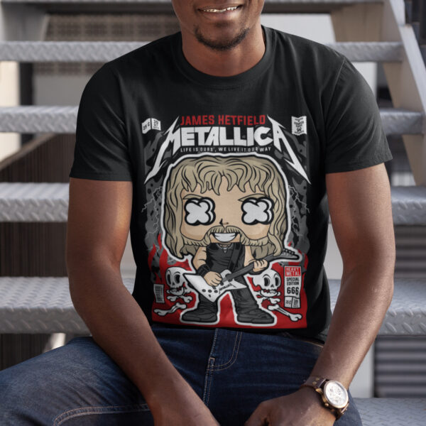 James Hetfield Metallica Music Graphic T-shirt
