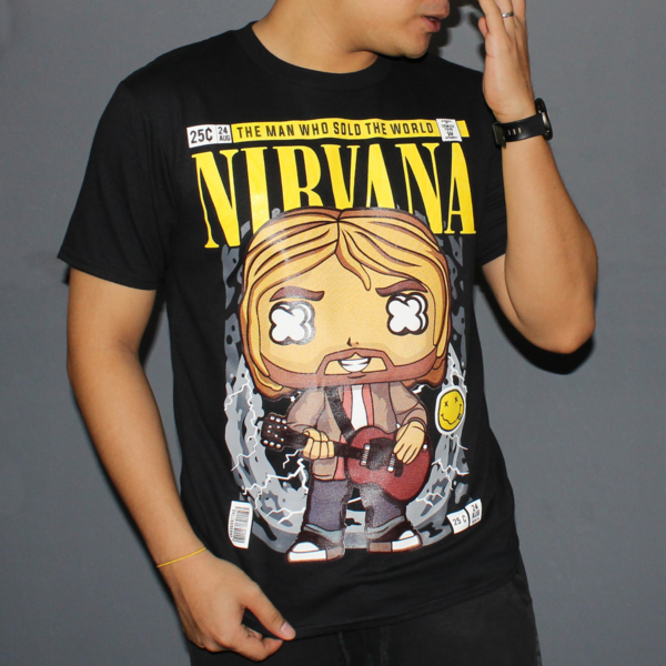 Nirvana Kurt Cobain Music T-shirt - Image 3