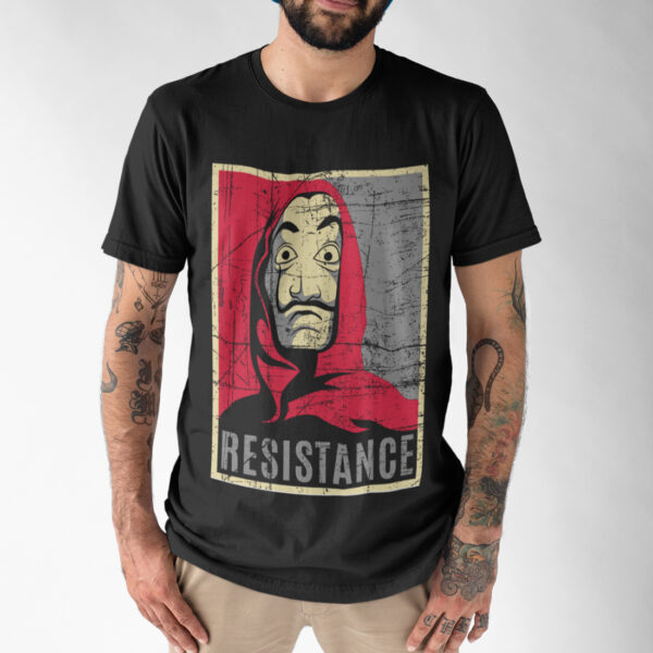 Money Heist Vintage Graphic T-shirt - Image 2