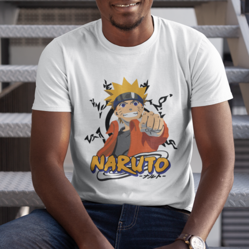 Naruto Fist Japanese Anime T-shirt