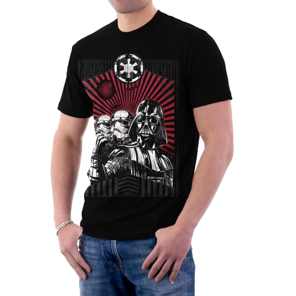 Dark Side Star Wars Graphic Design T-shirt - Image 2