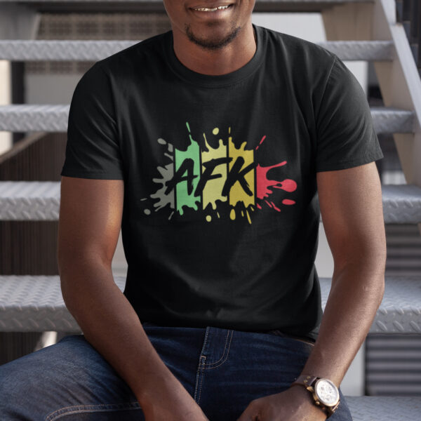 Afk Typography Gamer Graphic T-shirt