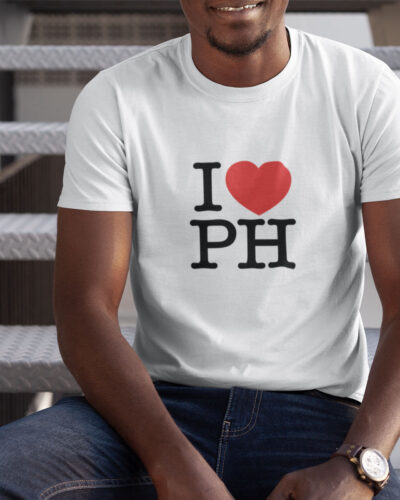 I Love Philippines Typography T-shirt