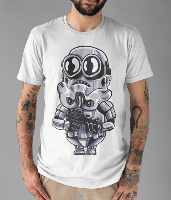 Minion Trooper Funny Star Wars Design T-shirt