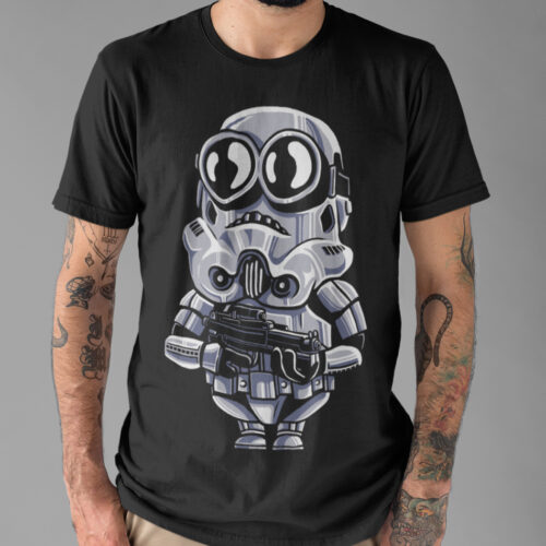 Minion Trooper Funny Star Wars Design T-shirt