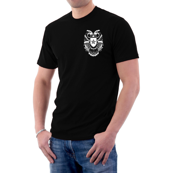 Eagle Vintage Line Art Graphic T-shirt - Image 3