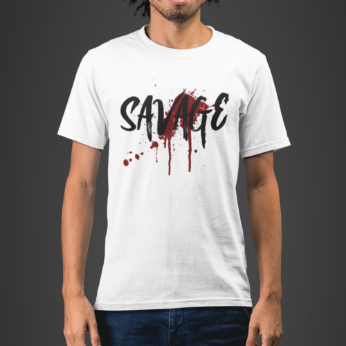 Savage Grunge Graphic T-shirt