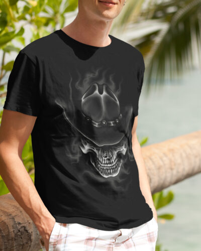 Justice Vintage Skull Graphic T-shirt