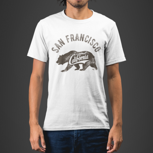 San Francisco Typography Vintage Graphic T-shirt