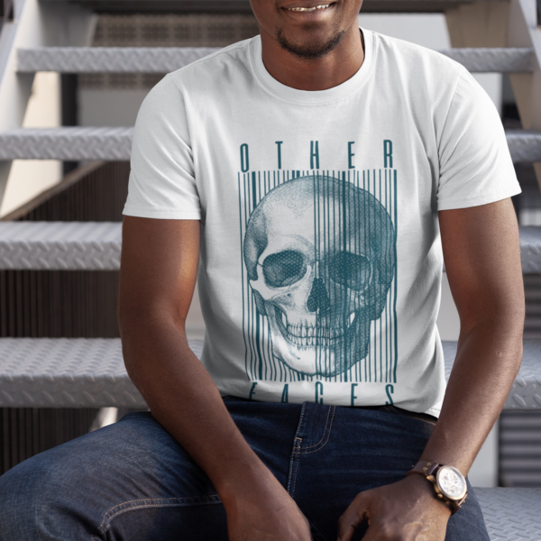 Other Faces Skull Graphic T-shirt - Image 4