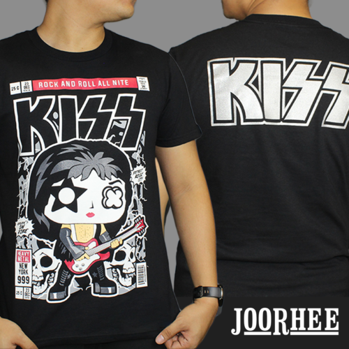 Kiss Rock Band Music Graphic T-shirt