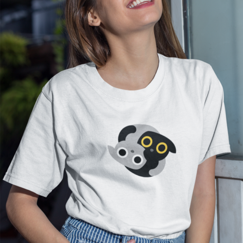 Yin Yang Cat Animal T-shirt